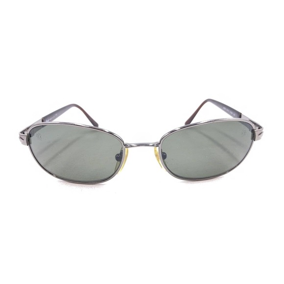Persol 2079-S 513/48 Gunmetal Silver Brown Sunglasses Gray Lens 54-18 135 Italy - Picture 6 of 12